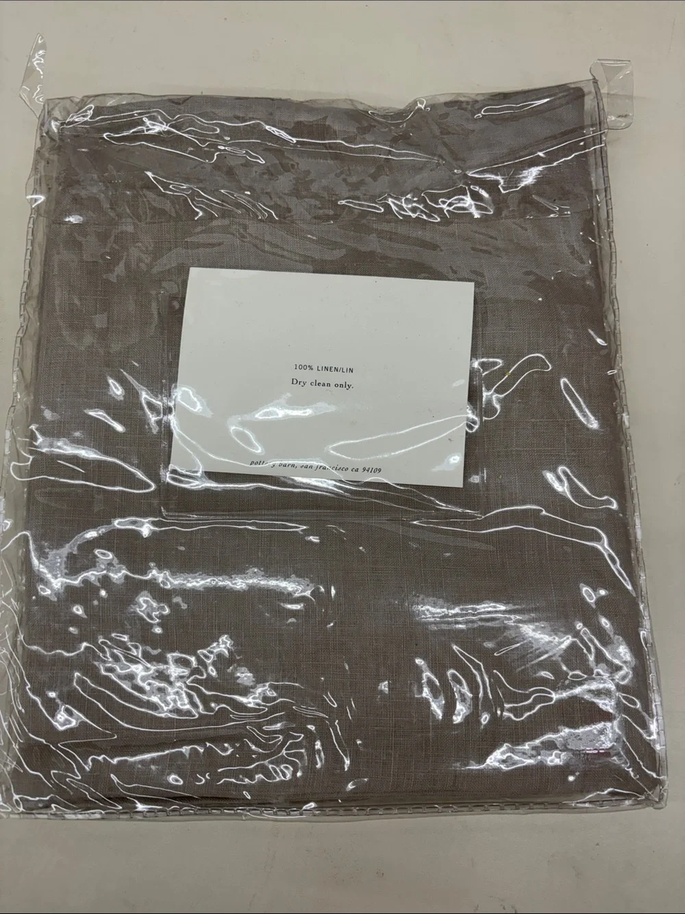 NWT Pottery Barn Linen Curtain Panel